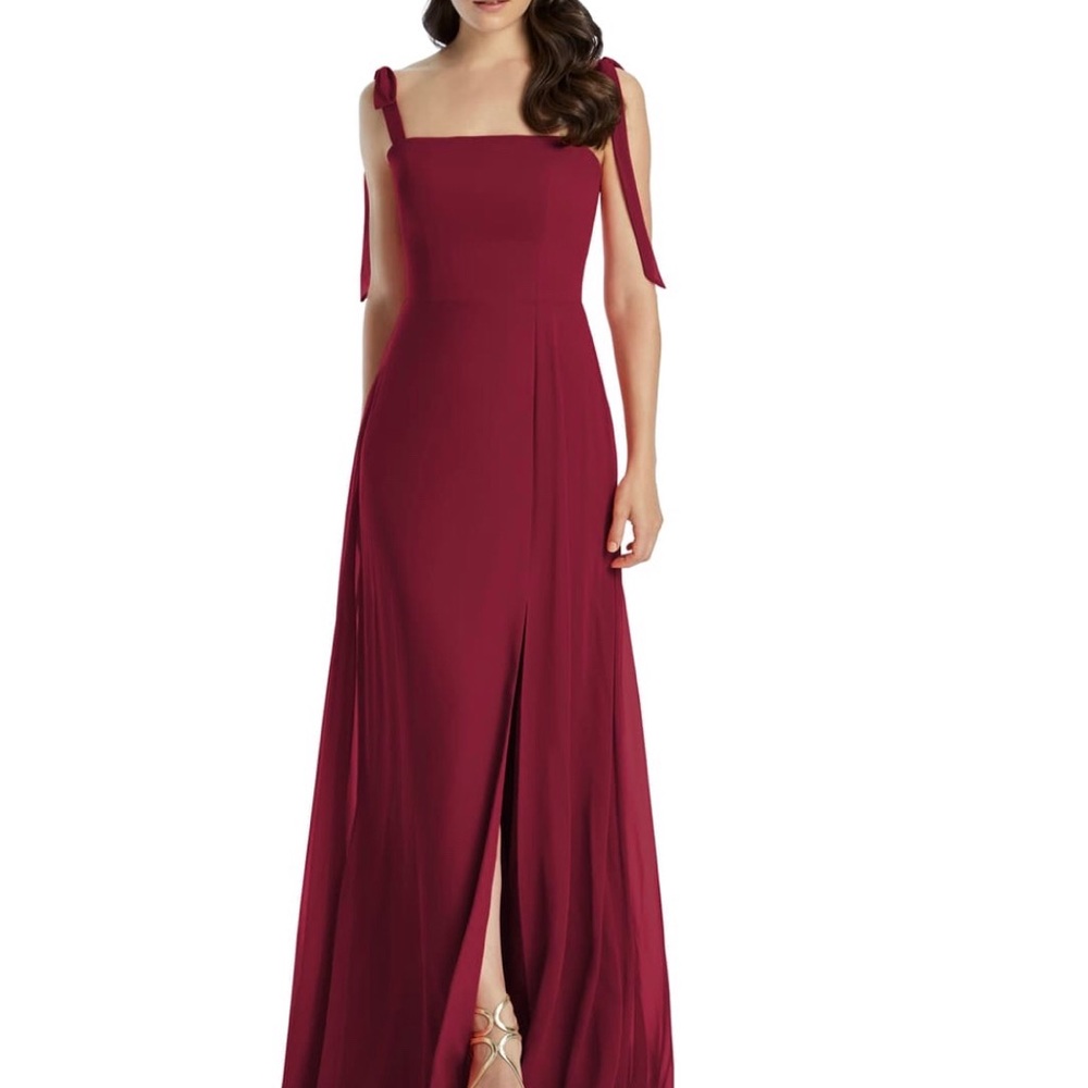 Dressy Collection | Shoulder Tie Chiffon Dress